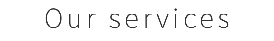 Our services